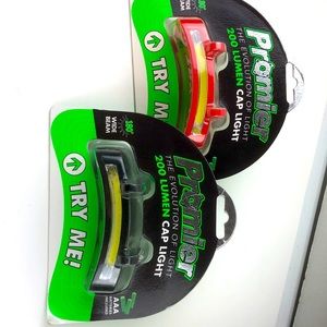 2 Promier 200 Lumen cap light Very Bright